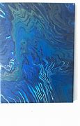 Image result for Acrylic Pour Painting Green Blue Gold White