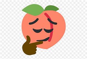 Image result for Peach Emoji Black