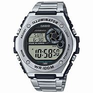 Image result for Digital Silver Watches Men
