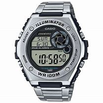 Image result for Casio Stainless Steel Digital Watch
