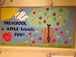Image result for Pictures of Welcome Preschool Bulletin Boards