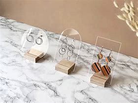 Image result for Acrylic Earring Display Stand