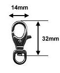 Image result for Snap Hook Key Chain Holder