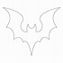 Image result for Bat Outline Single Line