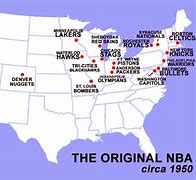 Image result for NBA Cities Map