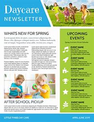 Image result for Child Care Newsletter Templates