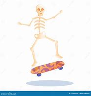 Image result for Skateboard Skeleton Clip Art
