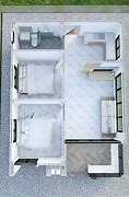 Image result for Modern Small House Plans 3D