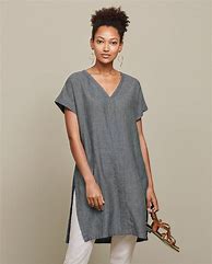 Image result for Linen Tunic Dress