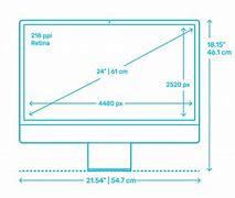 Image result for iMac 24 Dimensions