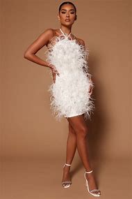 Image result for Fashion Nova Feather Dress