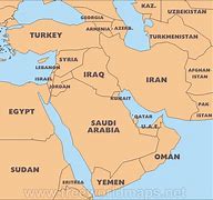 Image result for View Map of Middle East