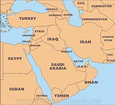 Image result for Middle East Map Big