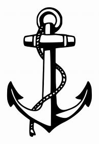Image result for Tattoo Anchor Black and White Clip Art