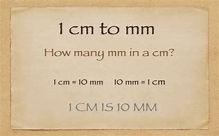 Image result for 1 mm How Many Cm