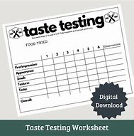 Image result for Tasting Test