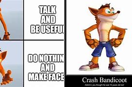 Image result for Crash Bandicoot Box Meme