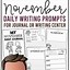 Image result for November Writing Prompts