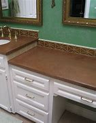 Image result for Concrete Bathroom Countertops