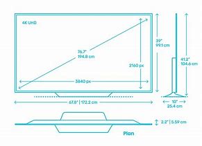 Image result for Flat Screen TV Dimensions Width