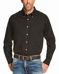 Image result for Black Button Shirt