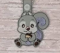 Image result for Squirrel Tail Keychain Rainbow
