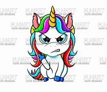 Image result for Cute Angry Unicorn