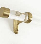 Image result for Lucite Curtain Rods