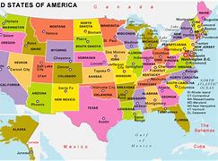 Image result for All 50 States and Capitals Map