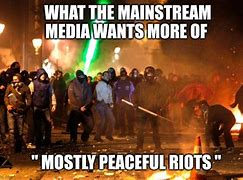 Image result for Peaceful Riot Memes