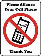 Image result for Please Silence Your Cell Phone Sign