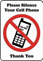 Image result for Please Silence Your Cell Phone Sign