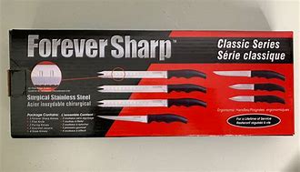 Image result for Forever Sharp Stainless Steel Knives