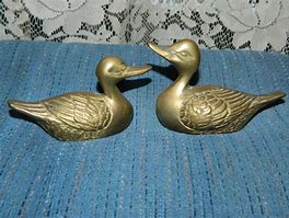 Image result for Vintage Small Brass Duck