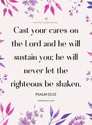 Image result for Cast All Your Cares Upon the Lord