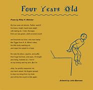 Image result for 4 Year Old Birthday Poem