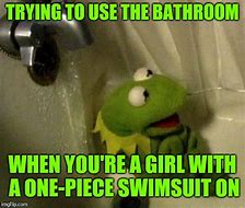 Image result for Kermit Bathroom Meme