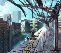 Image result for Abandoned Places Anime