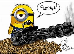 Image result for Minion with a Gun