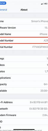Image result for iPhone Model Number Country Code