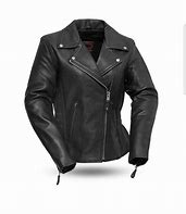 Image result for Old Lady Leather Coat