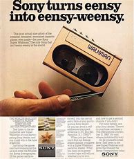 Image result for The Sony Walkman Ad