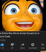 Image result for Entire Bee Movie Script Meme
