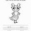 Image result for Insects Worksheet Grade 2 Black and White