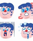 Image result for Blue Man Talking Emoji