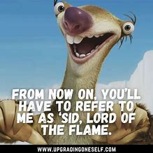 Image result for Sid the Sloth Pine Cone