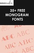 Image result for Best Free Monogram Fonts