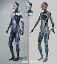 Image result for Human Android Robot Art