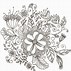 Image result for Line Drawings of Flowers