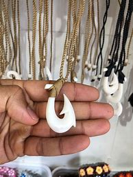 Image result for Hawaiian Fish Hook Necklace Black